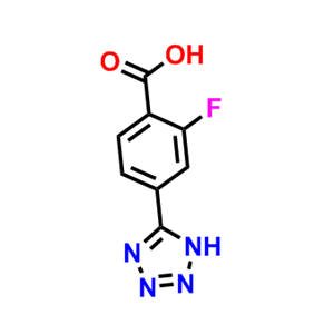 2-氟-4-(1H-四唑-5-基)苯甲酸