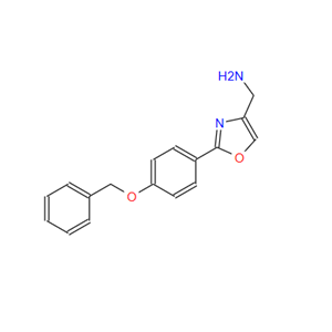 (2-(4-(苄氧基)苯基)恶唑-4-基)甲胺,2-(4-BENZYLOXY-PHENYL)-OXAZOL-4-YL-METHYLAMINE