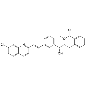 孟鲁司特 (3S)-羟基苯甲酸酯,Montelukast (3S)-Hydroxy Benzoate