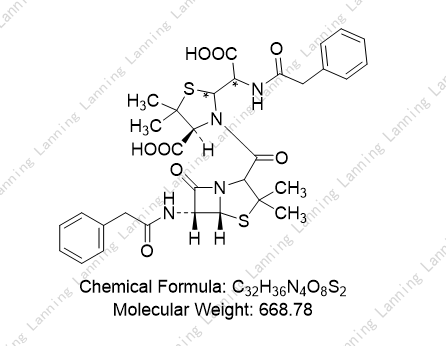 青霉素钠闭环二聚体,Penicillin sodium closed-loop dimer