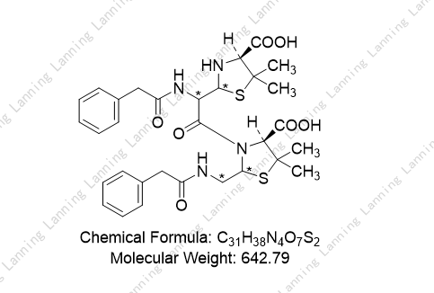 青霉素钠开环二聚体脱羧,Decarboxylation of penicillin sodium ring opening dimer