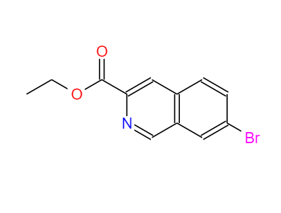 7-溴异喹啉-3-甲酸乙酯,Ethyl 7-bromoisoquinoline-3-carboxylate