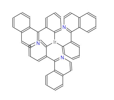 三[1-苯基异喹啉-C2,N]铱(III),Tris[1-phenylisoquinoline-C2,N]iridium(III)
