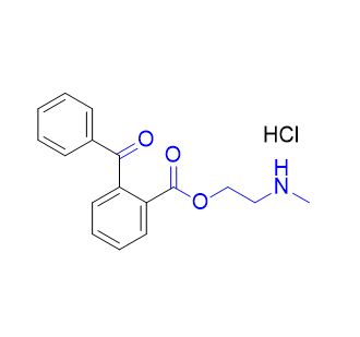 奈福泮杂质03,2-(methylamino)ethyl 2-benzoylbenzoate hydrochloride