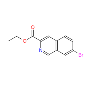 7-溴异喹啉-3-甲酸乙酯,Ethyl 7-bromoisoquinoline-3-carboxylate