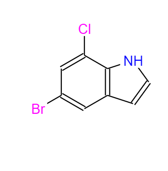 5-溴-7-氯-1H-吲哚,5-Bromo-7-chloro-1H-indole