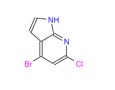 4-溴-6-氯-1H-吡咯并[2,3-b]吡啶,4-Bromo-6-chloro-1H-pyrrolo[2,3-b]pyridine
