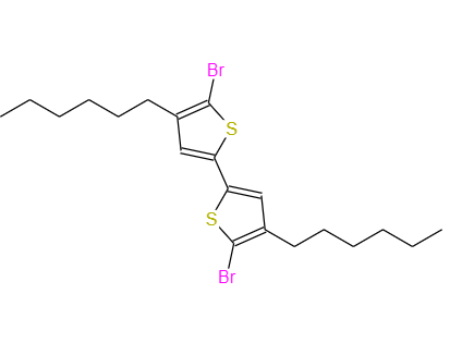 5,5'-二溴-4,4'-二己基-2,2'-并噻吩,5,5'-Dibromo-4,4'-dihexyl-2,2'-bithiophene