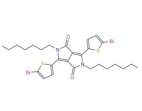 3,6-雙(5-溴-2-噻吩基)-2,5-二氫-2,5-二辛基吡咯并[3,4-C]吡咯-1,4-二酮,3,6-Bis(5-bromo-2-thienyl)-2,5-dihydro-2,5-dioctylpyrrolo[3,4-c]pyrrole-1,4-dione