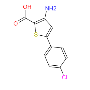 3-氨基-5-（4-氯苯基）噻吩-2-甲酸,3-Amino-5-(4-chlorophenyl)-thiophene-2-carboxylic acid