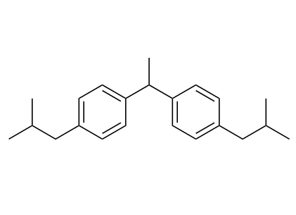 布洛芬杂质R,4,4'-(ethane-1,1-diyl)bis(isobutylbenzene)