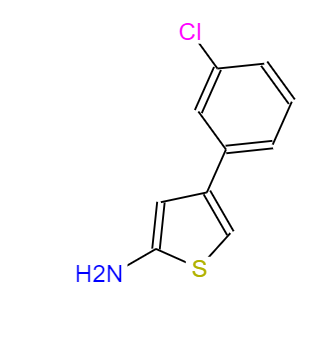 2-氨基-4-(3-氯苯基)噻吩,2-Amino-4-(3-chlorophenyl)thiophene