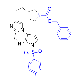 乌帕替尼杂质03,benzyl (3S,4R)-3-ethyl-4-(3H-imidazo[1,2-a]pyrrolo[2,3-e]pyrazin-8-yl)pyrrolidine-1-carboxylate