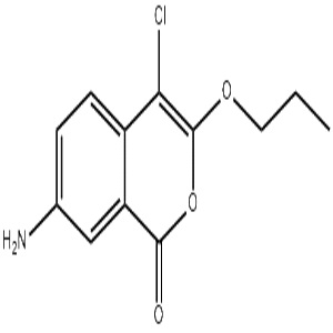 化合物 T25549,7-Amino-4-chloro-3-propoxy-isochromen-1-one