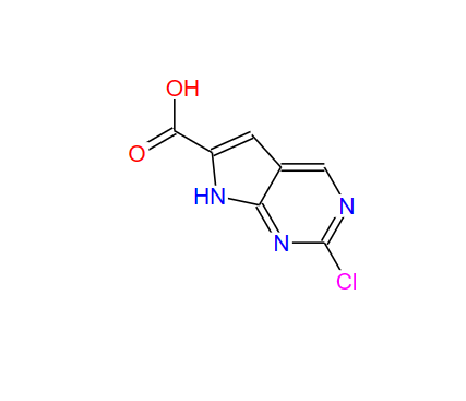 2-氯-7H-吡咯并[2,3-d]嘧啶-6-羧酸,2-Chloro-7H-pyrrolo[2,3-d]pyrimidine-6-carboxylic acid