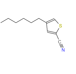 4-己基噻吩-2-甲腈,4-Hexylthiophene-2-carbonitrile