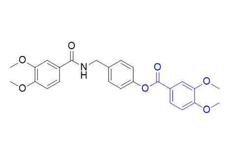 伊托必利雜質05,4-((3,4-dimethoxybenzamido)methyl)phenyl 3,4-dimethoxybenzoate