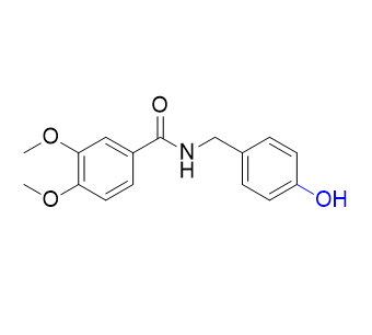 伊托必利杂质06,n-(4-hydroxybenzyl)-3,4-dimethoxybenzamide