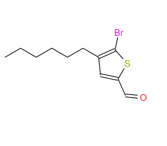 5-溴-4-己基噻吩-2-甲醛,5-Bromo-4-hexylthiophene-2-carbaldehyde