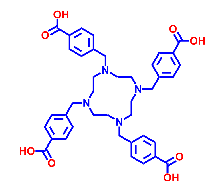 Benzoic acid, 4,4',4'',4'''-[1,4,7,10-tetraazacyclododecane-1,4,7,10-tetrayltetrakis(methylene)]tetr,Benzoic acid, 4,4',4'',4'''-[1,4,7,10-tetraazacyclododecane-1,4,7,10-tetrayltetrakis(methylene)]tetrakis-