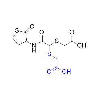 厄多司坦雜質03,2,2'-((2-oxo-2-((2-oxotetrahydrothiophen-3-yl)amino)ethane-1,1-diyl) bis(sulfanediyl))diacetic acid