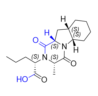 培哚普利雜質(zhì)03,(2S)-2-[(3S,5aS,9aS,10aS)-3-methyl-1,4-dioxodecahydropyrazino[1, 2-a]indol-2(1H)-yl]pentanoic acid