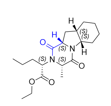 培哚普利杂质06,ethyl(2S)-2-[(3S,5aS,9aS,10aS)-3-methyl-1,4-dioxodecahydropyrazino[1,2-a]indol-2(1H)-yl]pentanoate