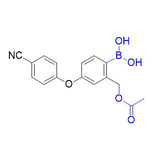 克立硼罗杂质10,(2-(acetoxymethyl)-4-(4-cyanophenoxy)phenyl)boronic acid