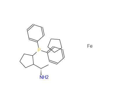 (RP)-1-[(1S)-(1-氨基乙基)]-2-(二苯基膦)二茂鐵,(Rp)-1-(1S)-[(2-Diphenylphosphino)ferrocenyl]ethanamine