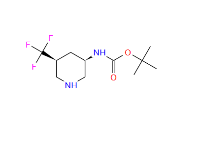 顺式-3-(BOC-氨基)-5-(三氟甲基)哌啶,cis-3-(Boc-aMino)-5-(trifluorMethyl)piperidine