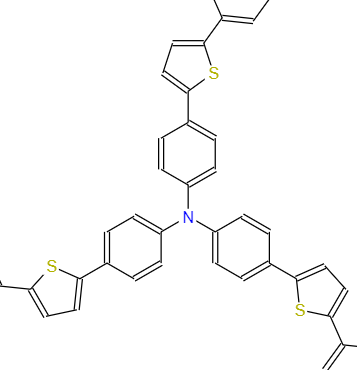 三[4-(5-苯基噻吩-2-基)苯基]胺,Tris[4-(5-phenylthiophen-2-yl)phenyl]amine