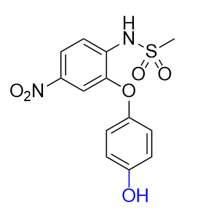 尼美舒利雜質(zhì)06,N-(2-(4-hydroxyphenoxy)-4-nitrophenyl)methanesulfonamide