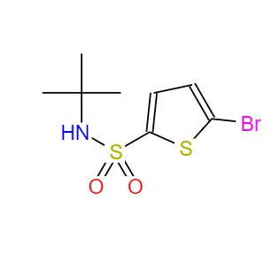 5-溴-2-噻吩磺酰叔丁胺,5-Bromothiophene-2-N-t-butylsulfonamide