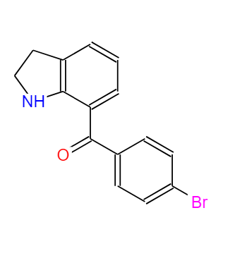 溴芬酸钠杂质F,(4-bromophenyl)(indolin-7-yl)methanone