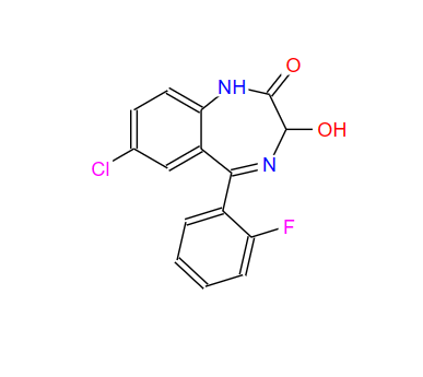 7-氯-5-(2-氟苯基)-1,3-二氢-3-羟基-2H-1,4-苯并二氮杂卓-2-酮,7-Chloro-5-(2-fluorophenyl)-1,3-dihydro-3-hydroxy-2H-1,4-benzodiazepin-2-one