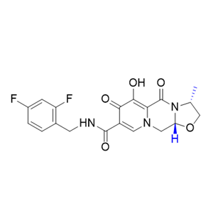 卡替拉韦杂质03,(3R,11aR)-N-(2,4-difluorobenzyl)-6-hydroxy-3-methyl-5,7-dioxo-2,3,5,7,11,11a-hexahydrooxazolo[3,2-a]pyrido[1,2-d]pyrazine-8-carboxamide