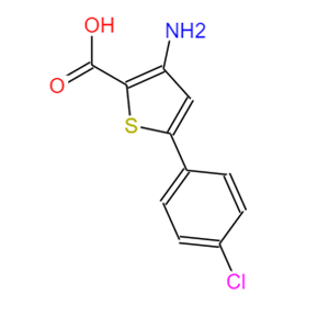 3-氨基-5-（4-氯苯基）噻吩-2-甲酸