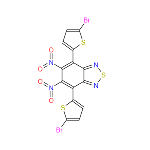 4,7-双(5-溴噻吩-2-基)-5,6-二硝基-2,1,3-苯并噻二唑,4,7-bis(5-bromothiophen-2-yl)-5,6-dinitro-2,1,3-benzothiadiazole