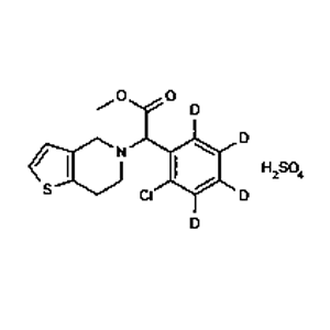 硫酸氢氯吡格雷-d4,Clopidogrel-d4 Hydrogen Sulfate