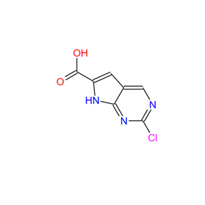 2-氯-7H-吡咯并[2,3-d]嘧啶-6-羧酸