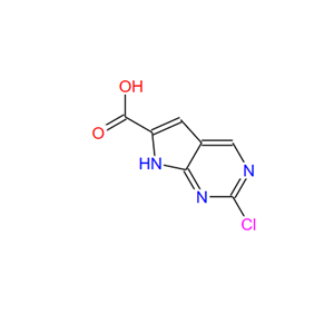 2-氯-7H-吡咯并[2,3-d]嘧啶-6-羧酸,2-Chloro-7H-pyrrolo[2,3-d]pyrimidine-6-carboxylic acid