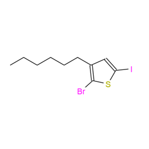 2-溴-3-己基-5-碘噻吩