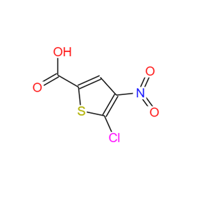 5-氯-4-硝基噻吩-2-甲酸,5-Chloro-4-nitrothiophene-2-carboxylicacid