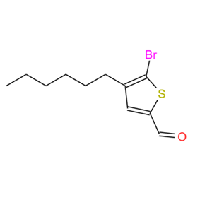 5-溴-4-己基噻吩-2-甲醛,5-Bromo-4-hexylthiophene-2-carbaldehyde
