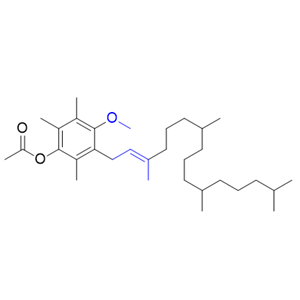 维生素E杂质01,4-methoxy-2,3,6-trimethyl-5-[(all-RS,E)-3,7,11,15- tetramethylhexadec-2-enyl]phenyl aceate