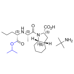 培哚普利杂质05,2-methylpropan-2-amine (2S,3aS,7aS)-1-(((S)-1-isopropoxy-1-oxopentan-2-yl)-L-alanyl)octahydro-1H-indole-2-carboxylate