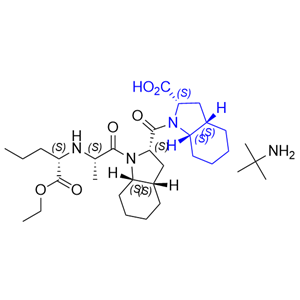 培哚普利杂质15,2-methylpropan-2-amine (2S,3aS,7aS)-1-((2S,3aS,7aS)-1-(((S)-1-ethoxy-1-oxopentan-2-yl)-L-alanyl)octahydro-1H-indole-2-carbonyl)octahydro-1H-indole-2-carboxylate
