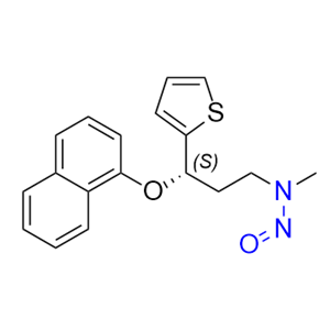 度洛西汀杂质20,(S)-N-methyl-N-(3-(naphthalen-1-yloxy)-3-(thiophen-2-yl)propyl) nitrous amide