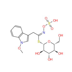 1-甲氧基-3-吲哚基甲基硫代葡萄糖苷 5187-84-8