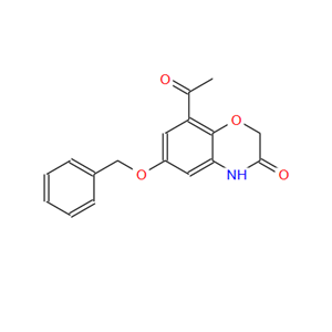 6-(苄氧基)-8-乙酰基-2H-苯并[1,4]恶嗪-3(4H)-酮